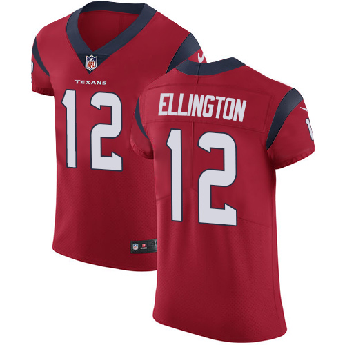 Nike Texans #12 Bruce Ellington Red Alternate Men's Stitched NFL Vapor Untouchable Elite Jersey - Click Image to Close